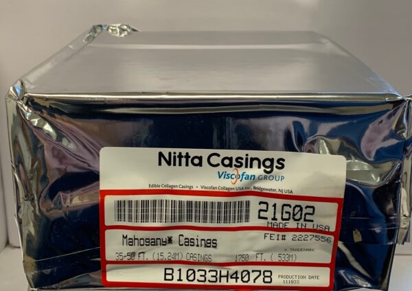 21MM Mahogany Collagen Casings (Case)