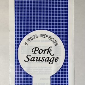 Pork Sausage Bag Box 2 LB (1000 Bags)