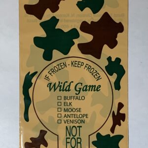 Wild Game Camo Bag Box 2 LB (1000 Bags)