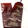 2.5" x 30" Deer Head Mahogany Dark Fibrous Casings